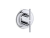 Kohler K-T14489-4 Purist MasterShower temperature and volume control valve trim