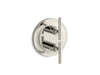 Kohler K-T14489-4 Purist MasterShower temperature and volume control valve trim