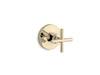 KOHLER K-T14490-3 Purist MasterShower volume control valve trim with cross handle