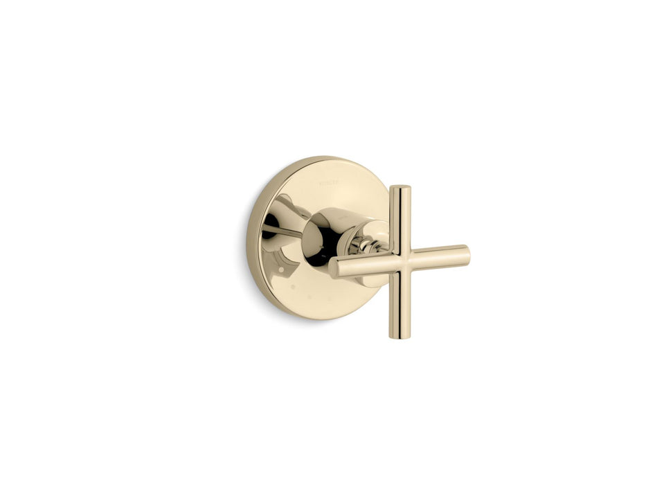 KOHLER K-T14490-3 Purist MasterShower volume control valve trim with cross handle