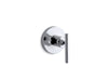 Kohler K-T14491-4 Purist MasterShower transfer valve trim with lever handle
