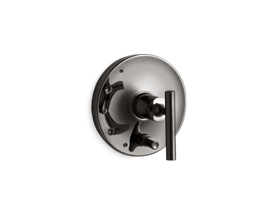 Kohler K-T14501-4 Purist Rite-Temp valve trim with push-button diverter and lever handle