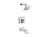 Kohler K-T14664-4 Loure Rite-Temp bath and shower trim kit with push-button diverter, 2.5 gpm