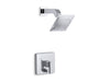 KOHLER K-T14665-4 Loure Rite-Temp shower trim kit with push-button diverter, 2.5 gpm, polished chrome