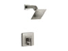 KOHLER K-T14665-4 Loure Rite-Temp shower trim kit with push-button diverter, 2.5 gpm, vibrant brushed nickel