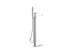 Kohler K-T23492-4 Parallel Floor-mount bath filler trim with handshower