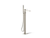 Kohler K-T23492-4 Parallel Floor-mount bath filler trim with handshower