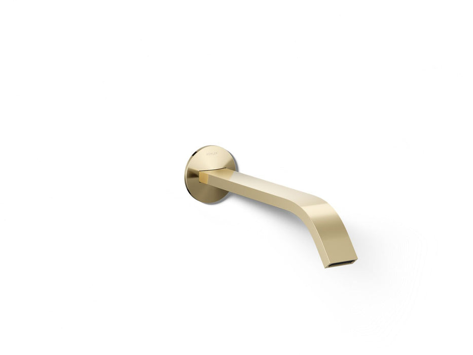 Kohler K-T23888 Components Wall-mount bathroom sink faucet spout with Ribbon design, 1.2 gpm