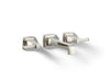 Kohler K-T26432-4 Riff Wall-mount bathroom sink faucet trim, 1.2 gpm