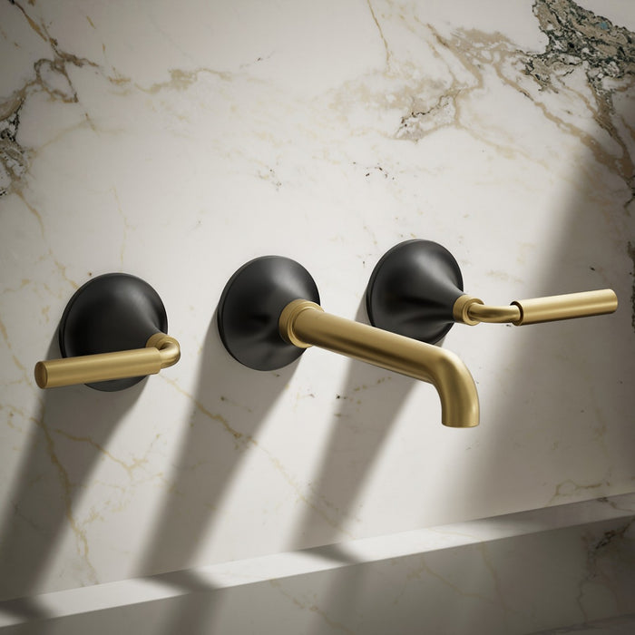 KOHLER K-T26439-4 Tone Wall-mount bathroom sink faucet trim, 1.2 gpm