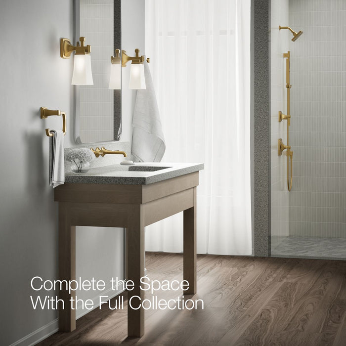 KOHLER K-T26439-4 Tone Wall-mount bathroom sink faucet trim, 1.2 gpm