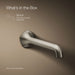 Kohler K-T27011-ND Occasion Wall-mount bathroom sink faucet spout with Straight design, 1.2 gpm