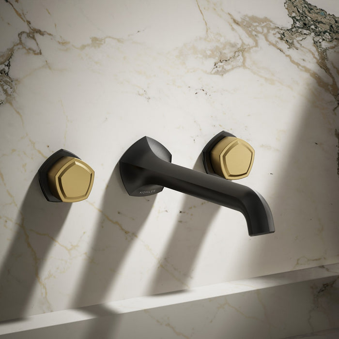 KOHLER K-T27013-9 Occasion Wall-mount bathroom sink faucet Knob handle trim, 1.2 gpm