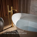 Kohler K-T27025-4 Occasion Floor-mount bath filler trim with handshower
