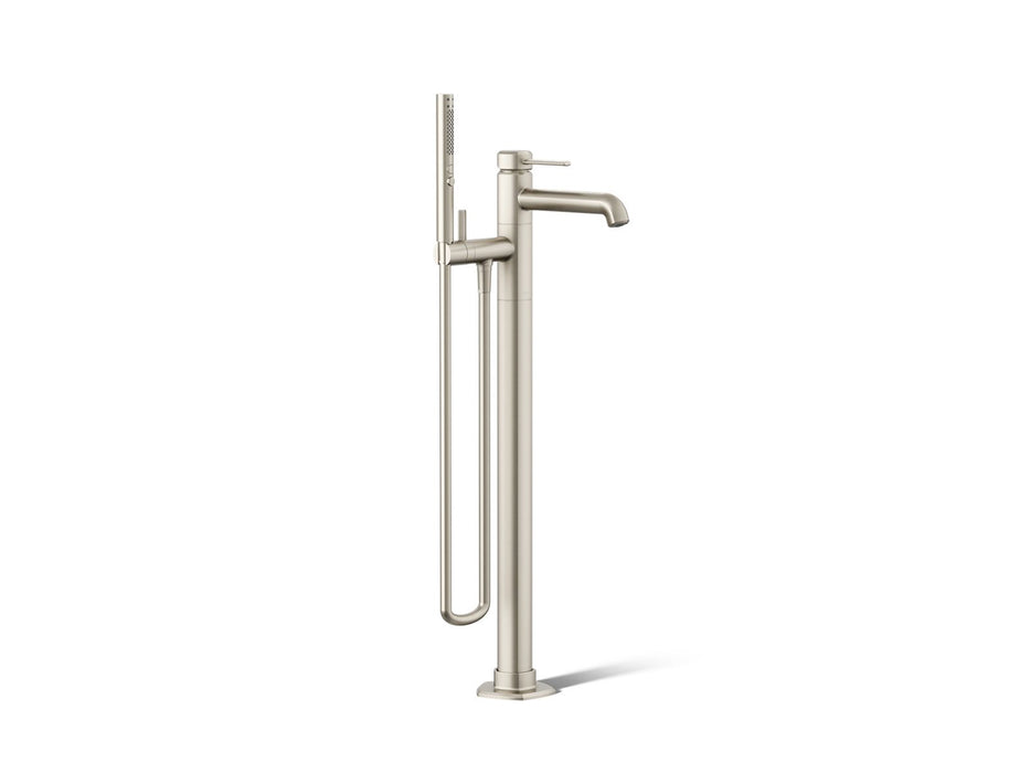 Kohler K-T27025-4 Occasion Floor-mount bath filler trim with handshower