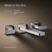 Kohler K-T27120-4 Parallel Wall-mount bathroom sink faucet trim, 1.2 gpm