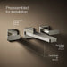 Kohler K-T27120-4 Parallel Wall-mount bathroom sink faucet trim, 1.2 gpm