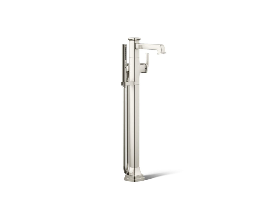 KOHLER K-T27408-4 Riff Floor-mount bath filler trim with handshower