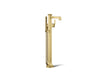 KOHLER K-T27408-4 Riff Floor-mount bath filler trim with handshower