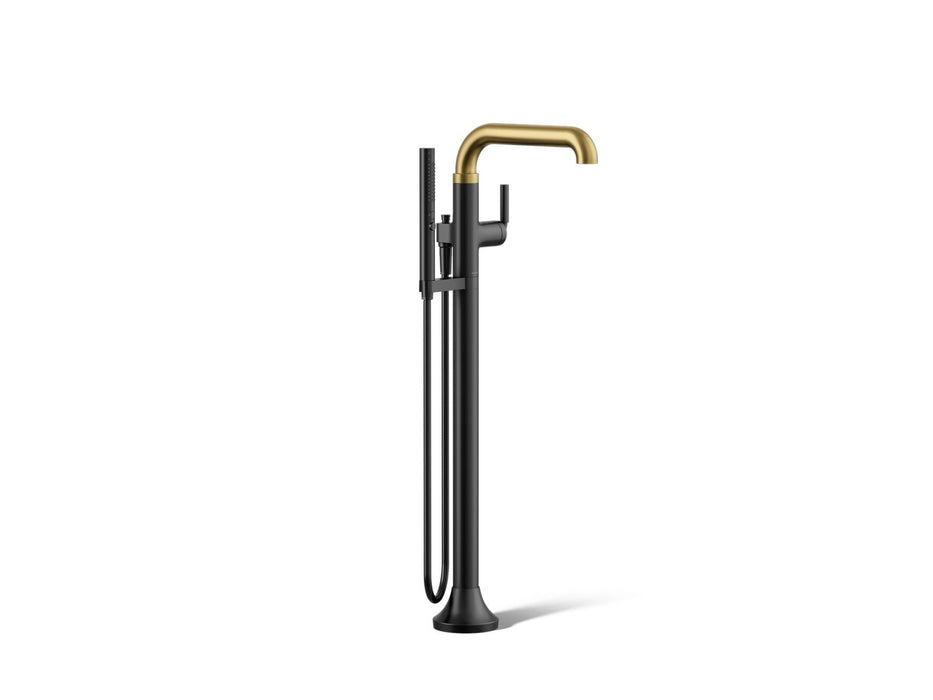 Kohler K-T27424-4 Tone Floor-mount bath filler trim with handshower