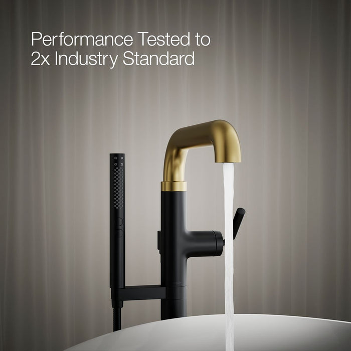 Kohler K-T27424-4 Tone Floor-mount bath filler trim with handshower