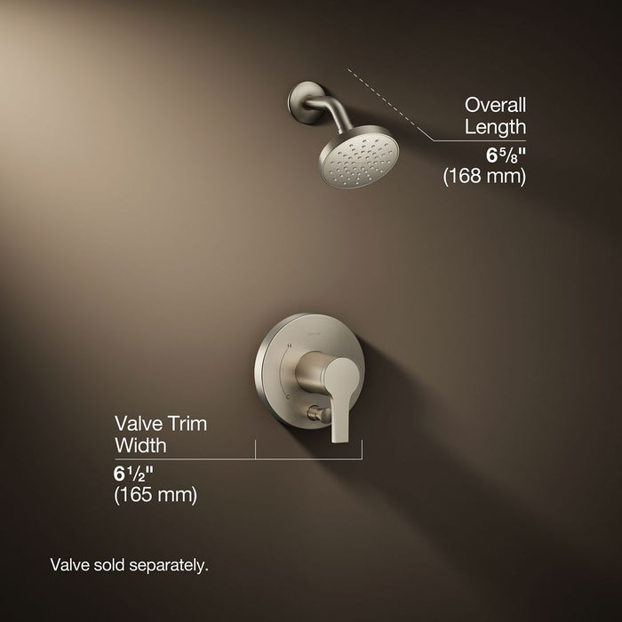 3/4 view of product with dimensions