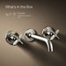 Kohler K-T35909-3 Castia by Studio McGee Wall-mount bathroom sink faucet trim, 1.2 gpm