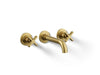 KOHLER K-T35909-3 Castia by Studio McGee Wall-mount bathroom sink faucet trim, 1.2 gpm