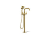 Kohler K-T35924-4 Castia by Studio McGee Floor-mount bath filler trim with handshower