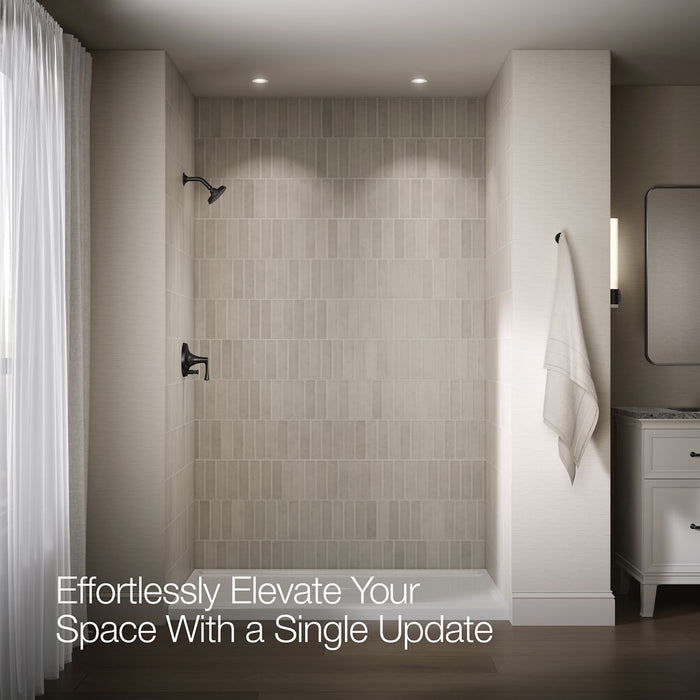 Up to 2 walls & multiple product categories visible, 1-point perspective