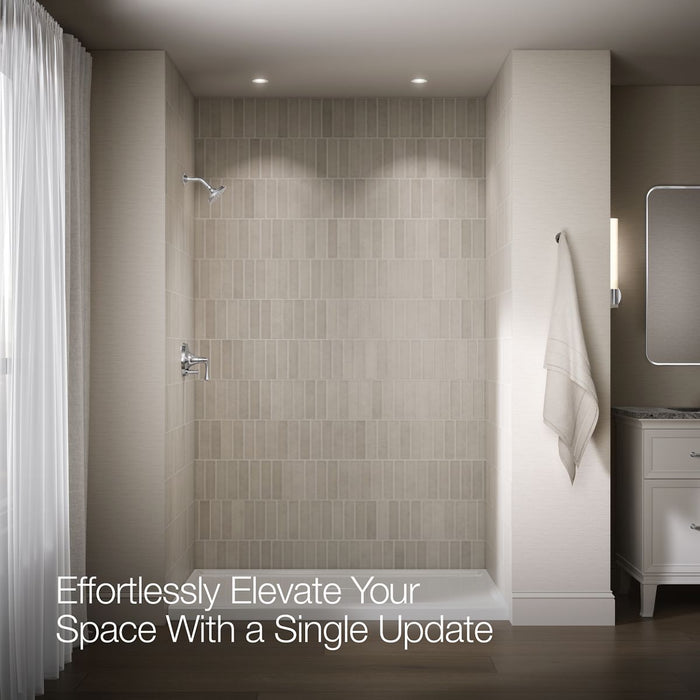 Up to 2 walls & multiple product categories visible, 1-point perspective