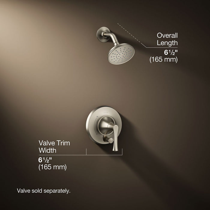 3/4 view of product with dimensions