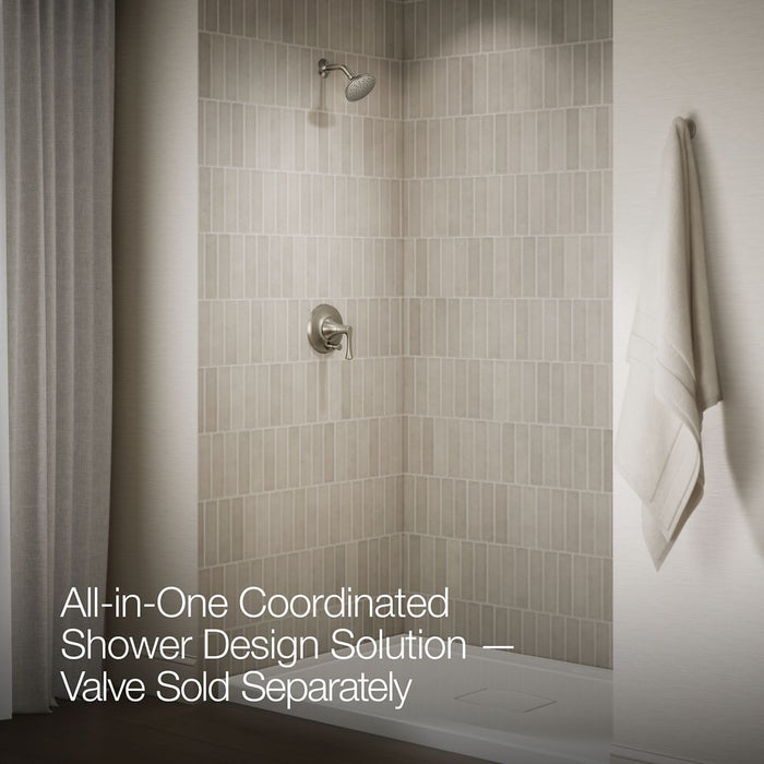 Up to 2 walls & multiple product categories visible, 2-point perspective