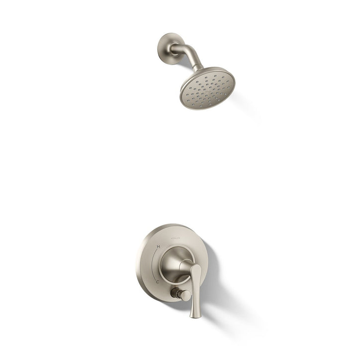KOHLER K-T35943-4G Buckley Rite-Temp shower trim kit with push-button diverter, 1.75 gpm
