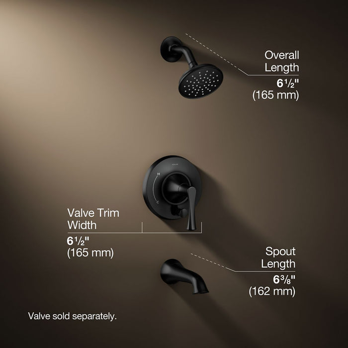 3/4 view of product with dimensions