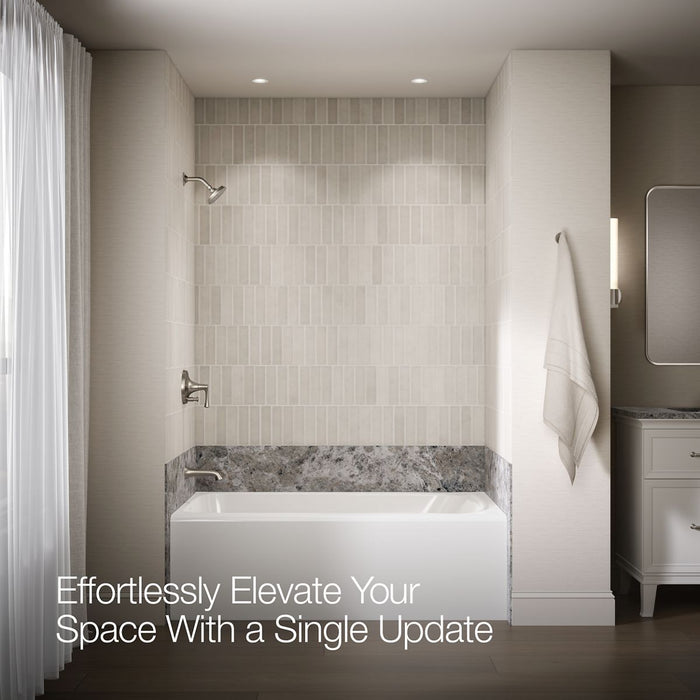 Up to 2 walls & multiple product categories visible, 1-point perspective