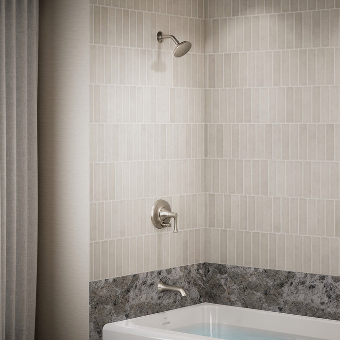 KOHLER K-T35944-4G Buckley Rite-Temp bath and shower trim kit with push-button diverter, 1.75 gpm