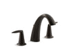 Kohler K-T45117-4 Alteo Deck-mount bath faucet trim with diverter