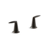 KOHLER K-T45119-4 Alteo Deck-mount bath faucet handle trim, oil rubbed bronze