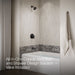 Kohler K-T49979-4L Pitch Rite-Temp bath and shower trim kit with push-button diverter, without showerhead