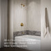 Kohler K-T49980-4G Pitch Rite-Temp bath and shower trim kit with push-button diverter, 1.75 gpm
