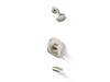 Kohler K-T49980-4G Pitch Rite-Temp bath and shower trim kit with push-button diverter, 1.75 gpm