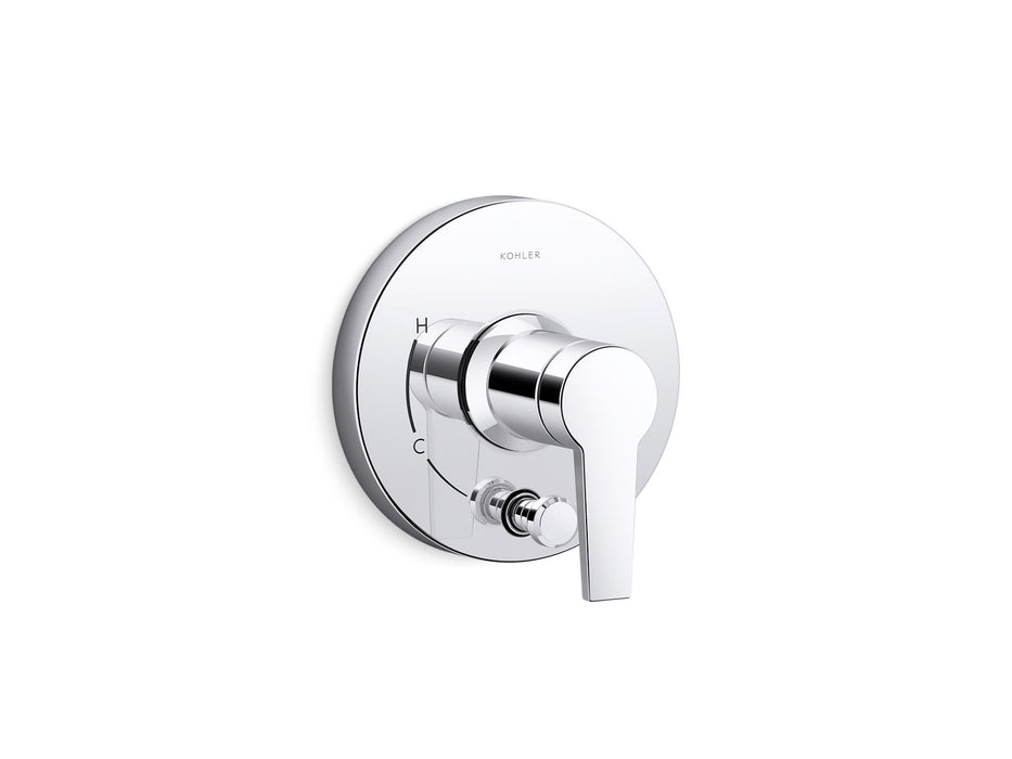 KOHLER K-T49988-4 Pitch Rite-Temp valve trim with push-button diverter