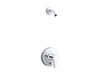 Kohler K-T49989-4L Pitch Rite-Temp shower trim kit with push-button diverter, less showerhead