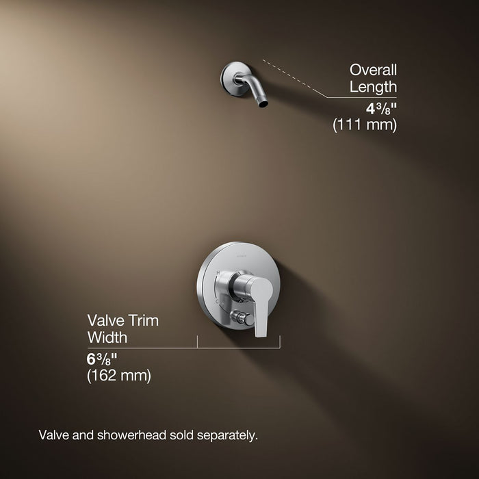 3/4 view of product with dimensions