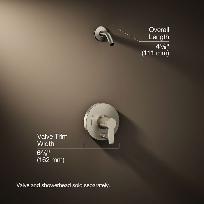 3/4 view of product with dimensions