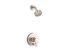 Kohler K-T49990-4G Pitch Rite-Temp shower trim kit with push-button diverter, 1.75 gpm