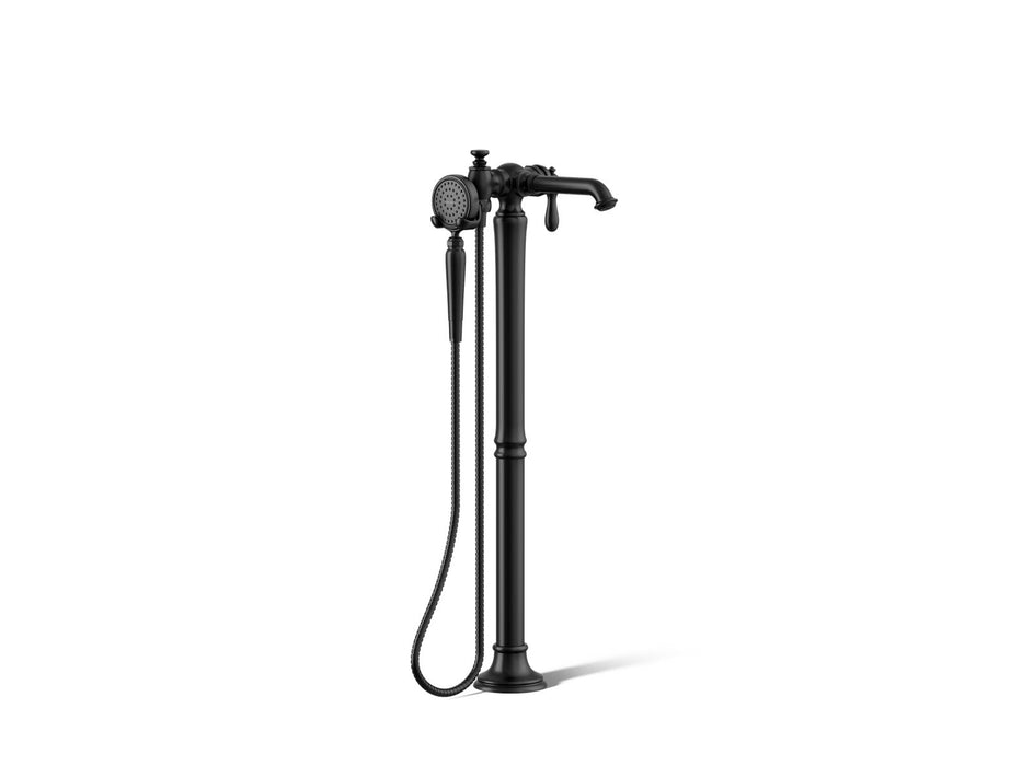 KOHLER K-T72790-9M Artifacts Floor-mount bath filler trim with handshower