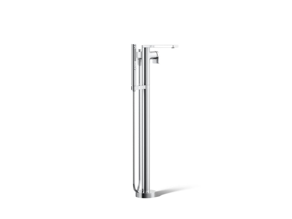 Kohler K-T73087-4 Composed Floor-mount bath filler trim with handshower