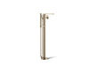 KOHLER K-T73087-4 Composed Floor-mount bath filler trim with handshower, vibrant brushed bronze